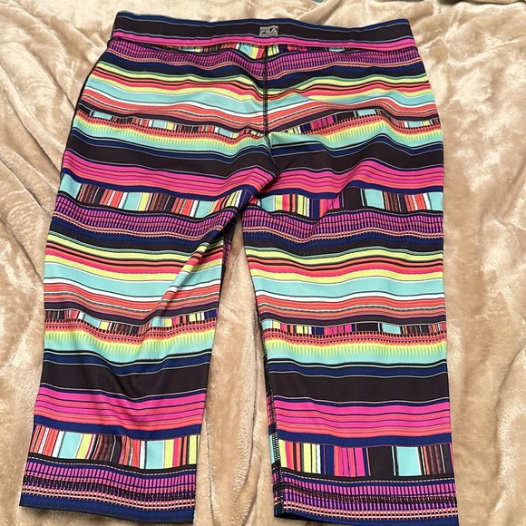 Colorful Fila Geometric Leggings - Picture 4 of 8